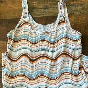 No boundaries tank top with stripes